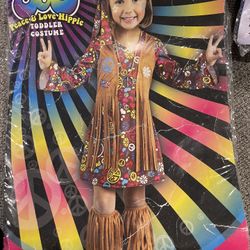 Peace &love Hippie Todler Costume ✌🏼