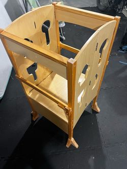 Wooden Toddler Learning Tower Step Stool