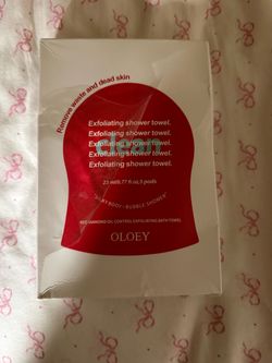 Oloey Exfoliating Bath Towel with 5 Pods