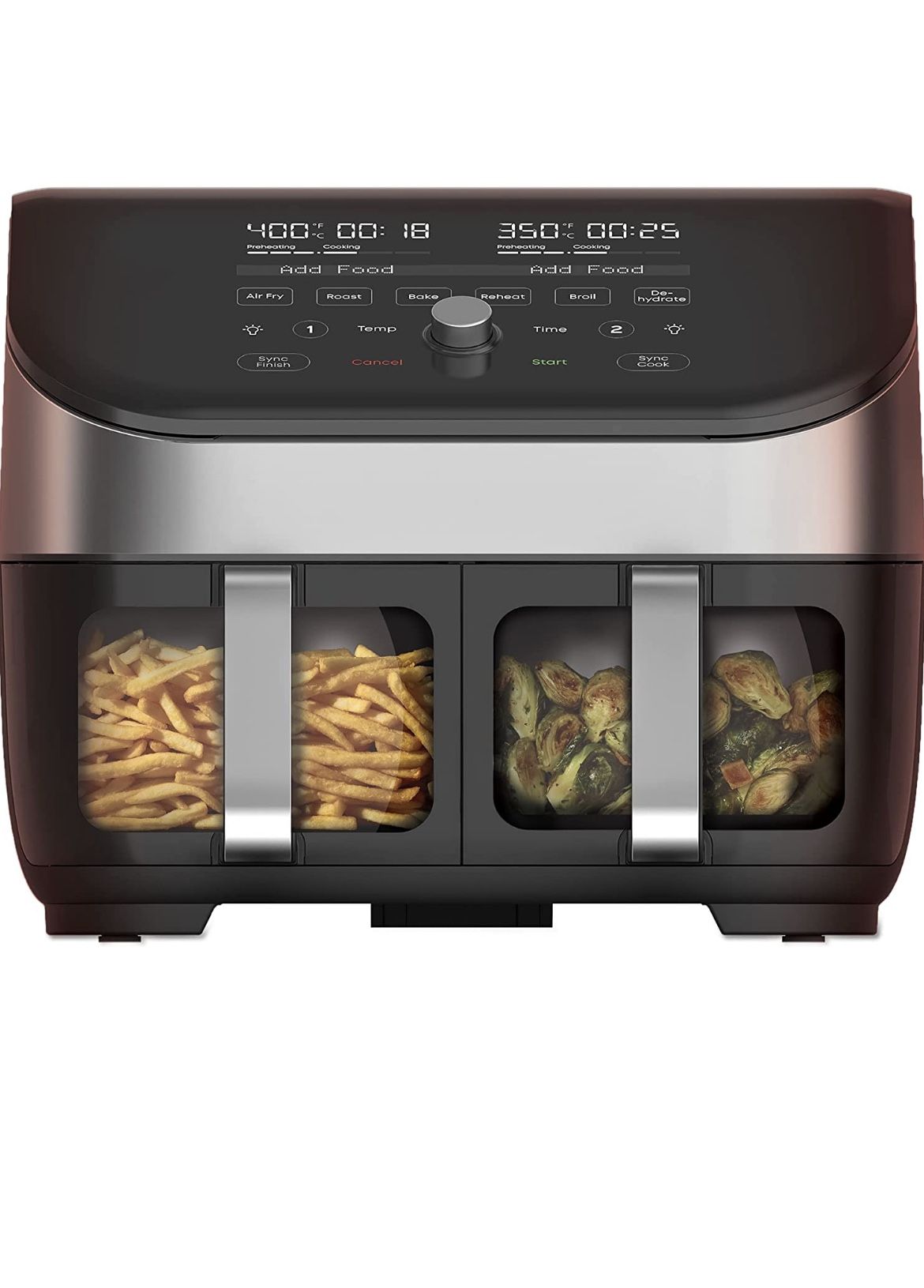Instant Vortex Plus XL 8-QT Dual Basket Air Fryer Oven