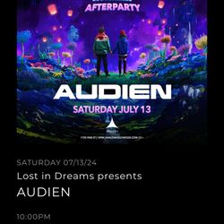 Selling Audien at Avalon Lost In Dreams After Party