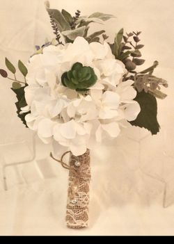 Wedding Items- Handmade Succulent Bouquets & Boutonnieres