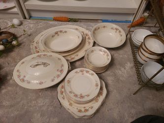 AntiqueChina Dishes 
