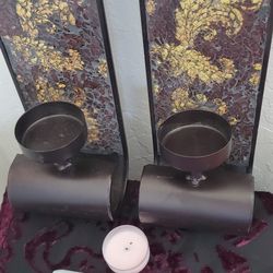 Two Wall-mounted Candle Holders $9.98 Both 