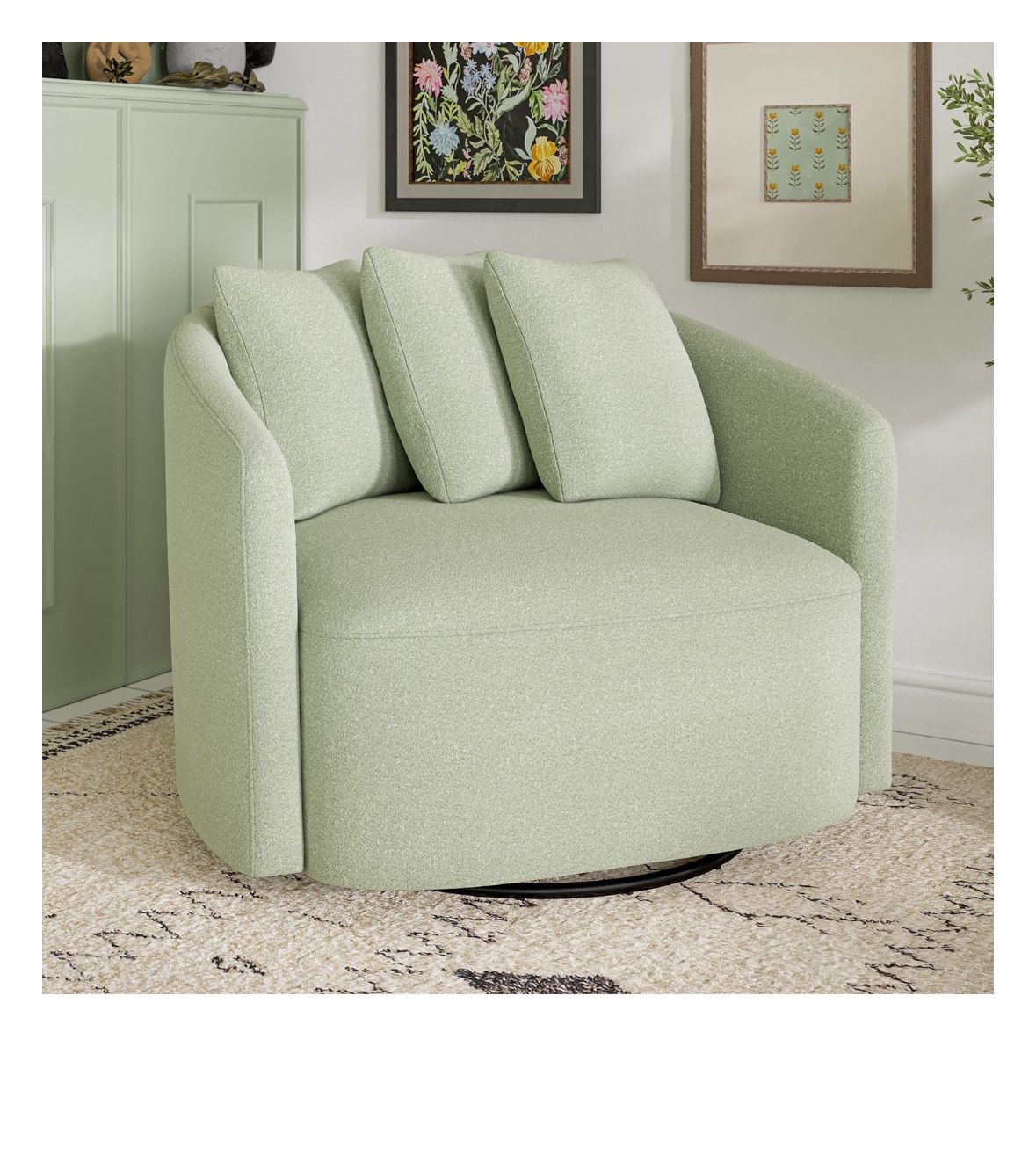 Beautiful Drew Chair by Drew Barrymore, Sage