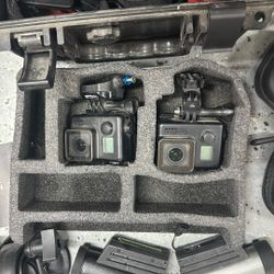 Box of GoPro Gear