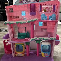 Shopkins Pink Supermall Dollhouse Playset