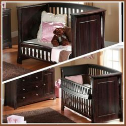 BABY S DREAM OCEAN CRIB IN EXPRESSO for Sale in Houston TX OfferUp
