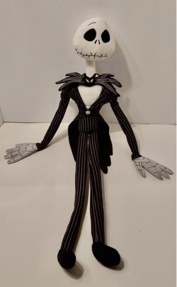 THE NIGHTMARE BEFORE CHRISTMAS 20" JACK SKELLINGTON PLUSH