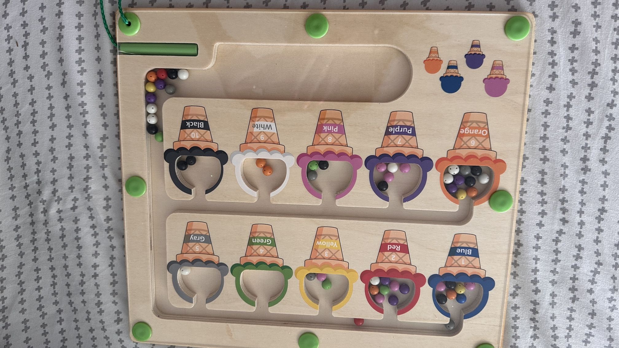 Montessori Wooden Magnetic Color Sorting Toy