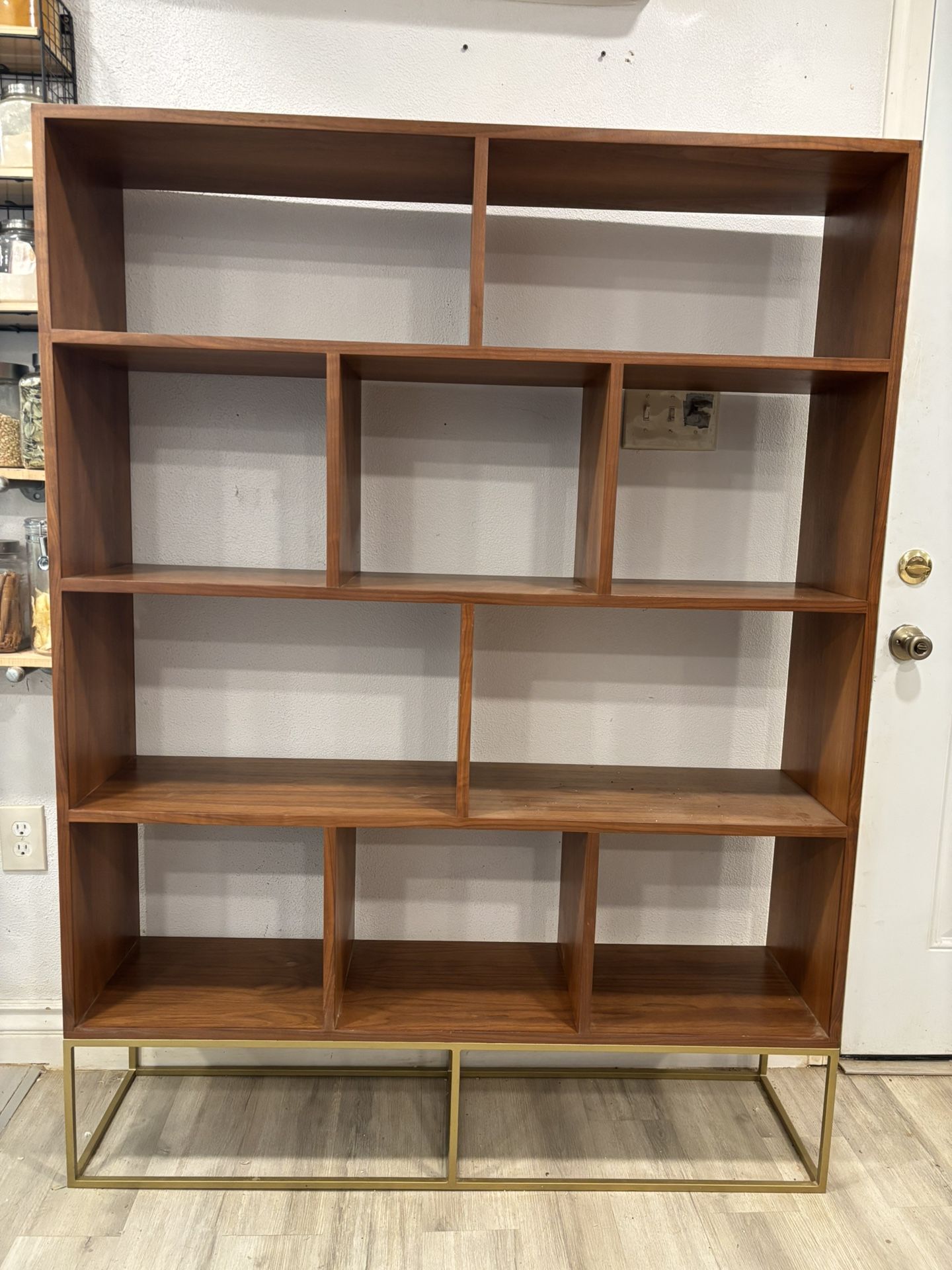 Living Spaces Book Shelf Organizer. Almost New.