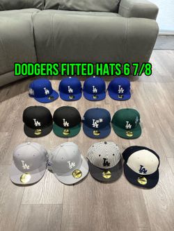 MLB New Era Los Angeles Dodgers Multiple Colors 59fifty Fitted Hats Size 6 7/8