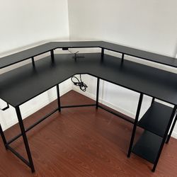 Gaming Desk With Led Lights 