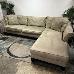 Sectional Sofa Free Delivery Microfiber Couch Large 