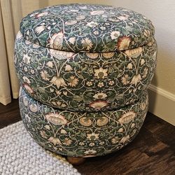 Morris & Co Storage Ottoman 