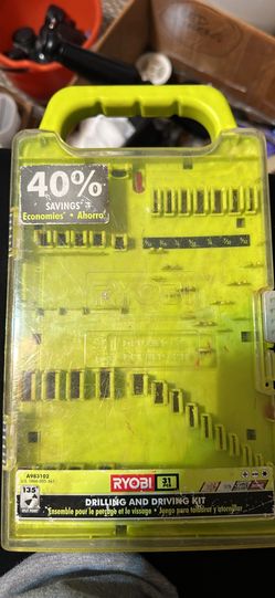 Ryobi Drilling and Driving Case For 31 Pieces (case only)