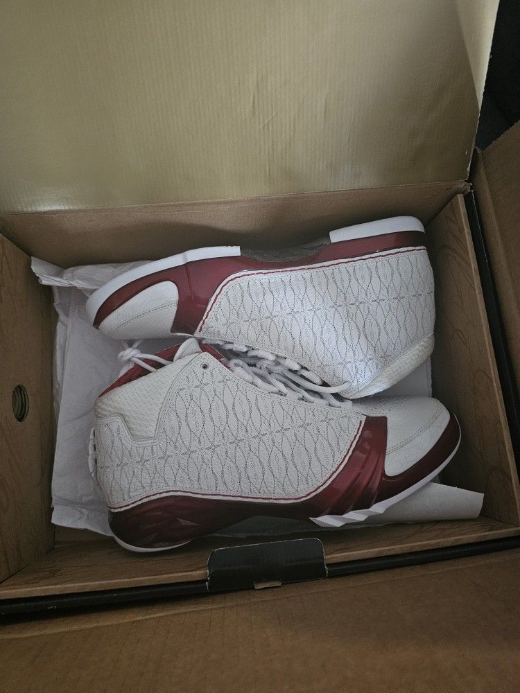 Jordan 23's Varsity Red And White Size 12 Brand New Still In The Box