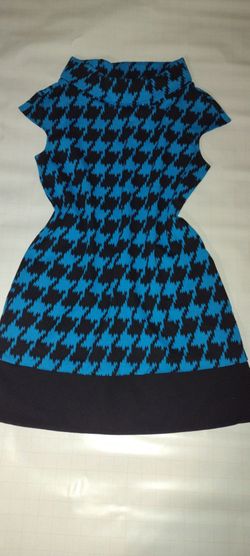 Women Express Houndstooth Mini Dress with Pockets $15