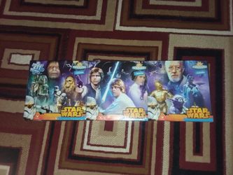 Disney Star Wars Puzzle Panorama 3 Puzzles 211 Pieces Rare Brand New