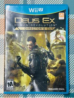 Deus Ex: Human Revolution - Director's Cut (Nintendo Wii U, 2013) Tested V277