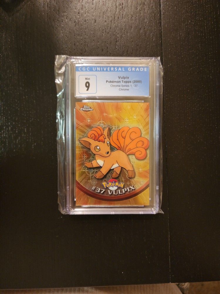 Topps Vulpix Chrome Series 1 (2000) Mint 9