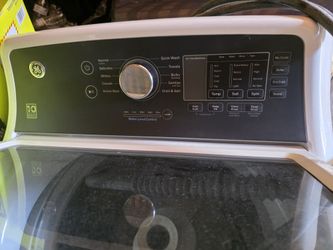 GE GTW Large Capacity Washer In White