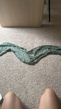 Sage green cheese cloth