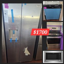 Refrigerator and Stove Combo Sets 