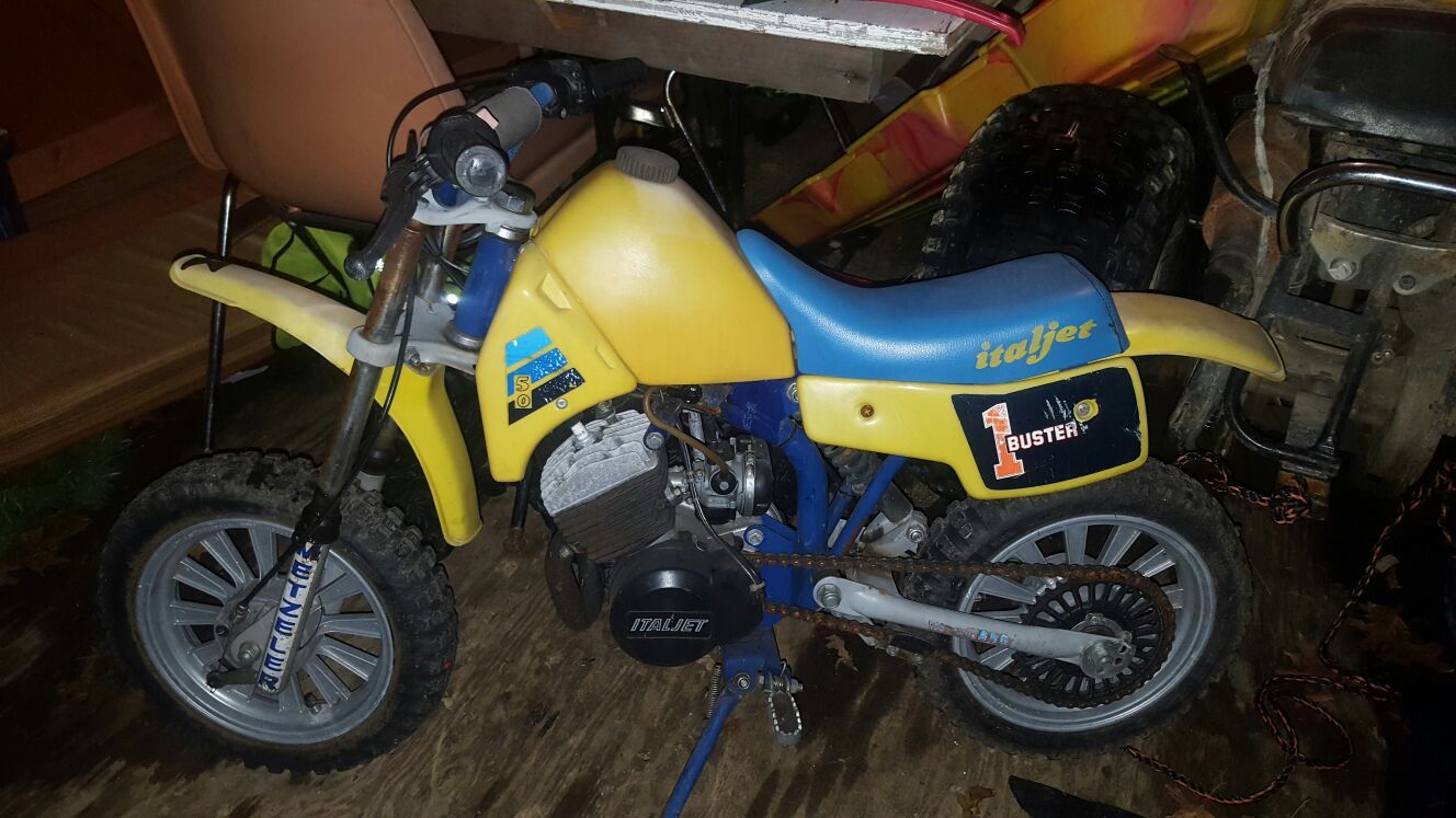 50cc 2storke italjet buster dirt bike