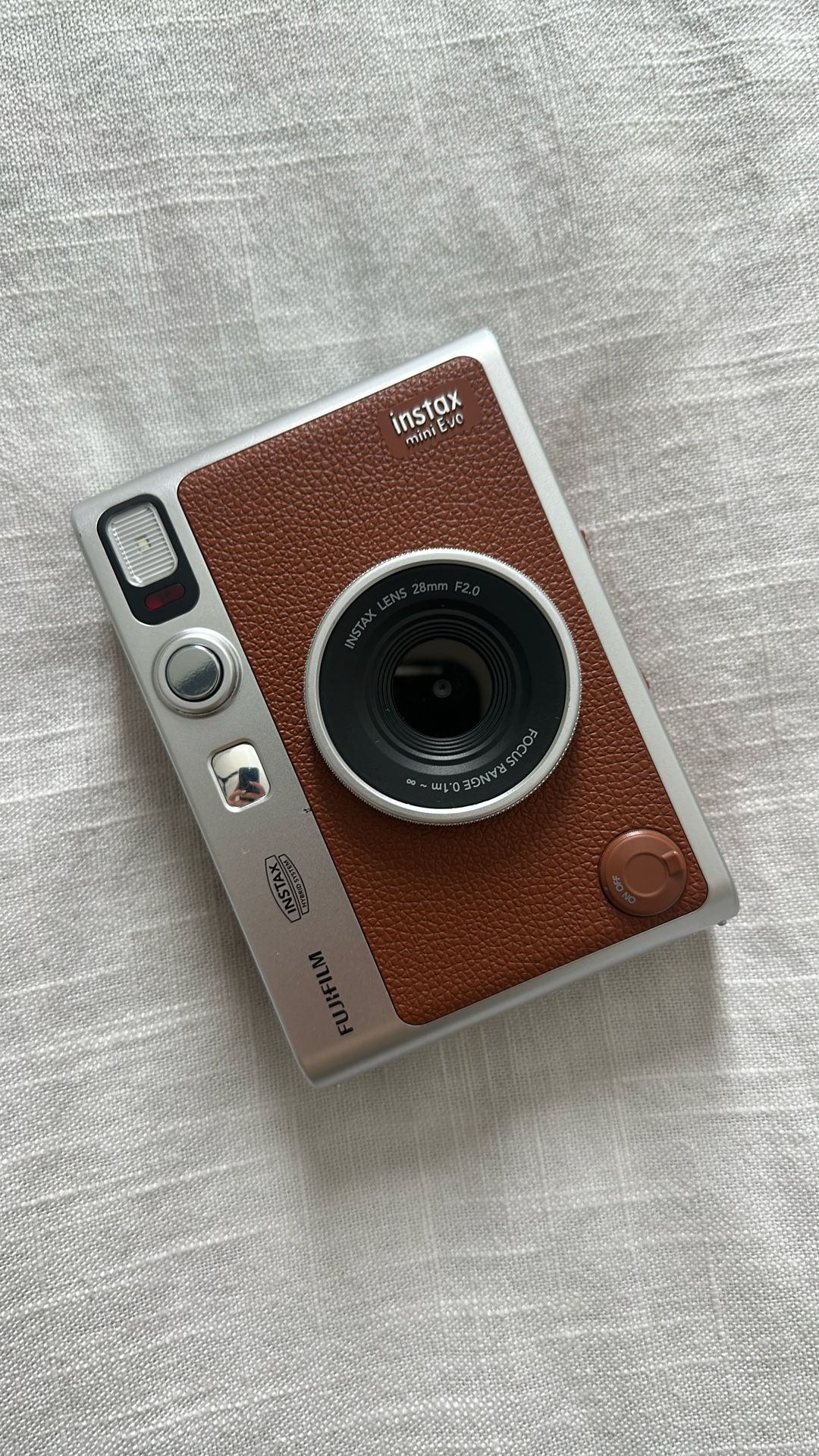 Fujifilm instax mini Evo Instant Film Camera - Brown