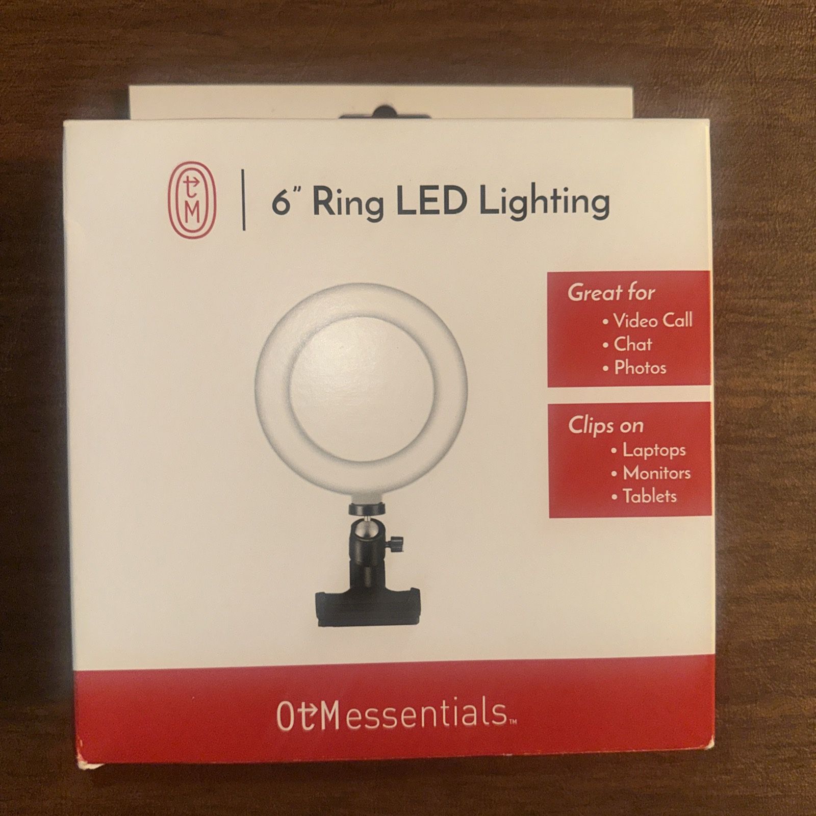 OTM ESSENTIALS 6” RING LIGHT NEW 