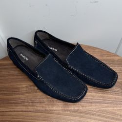 Alfani, Bellissimo, Navy Blue, 100% Suede, Driving Loafers, Size 12, NEW‼️