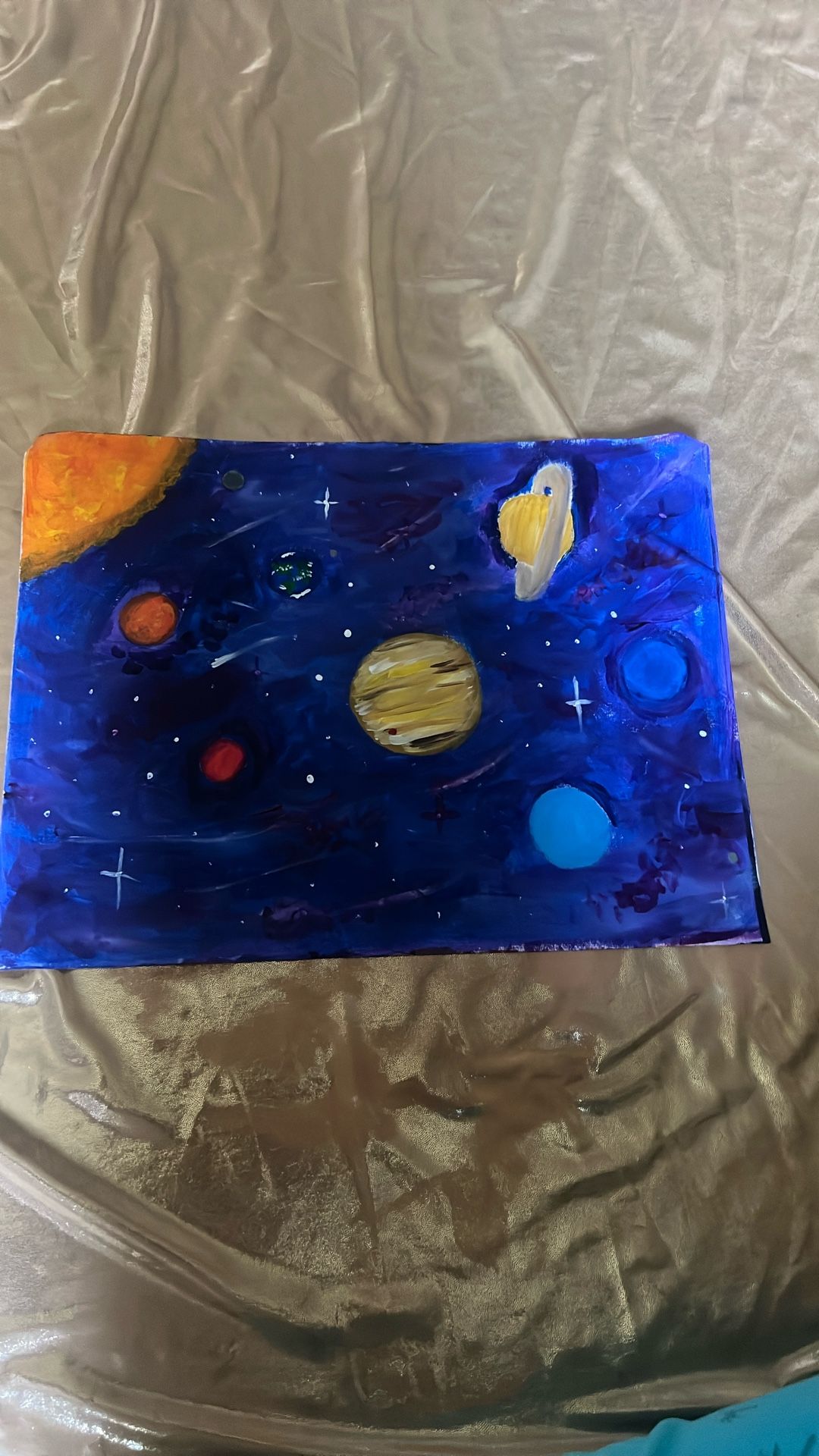 Solar System Painting For Sale