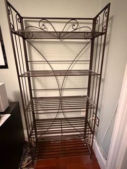 Iron foldable bookshelf / étagère