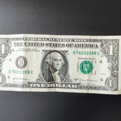 Series 2017 A $1 Bill
