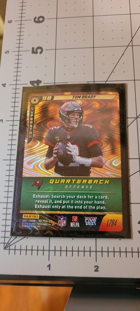 tom brady holographic card Tom Brady [Holo] #1 Prices | 2017 Panini Donruss Optic
