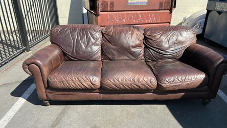 Leather sofa