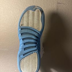 Jordan 12 baby blue or white