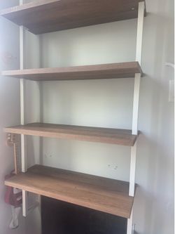 Nathan James Wall-mount bookcase Modern