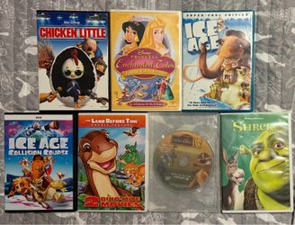 Disney Animated Movies DVD Lot (Lot of 8 Movies)