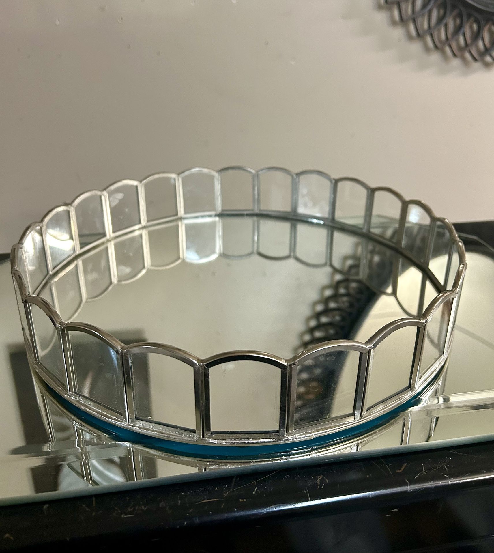 Mirrored Vanity Tray 12” NEW
