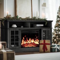 TV STAND with Fire Place (BRAND NEW)