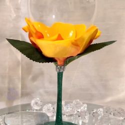 Flowers Wine Glad