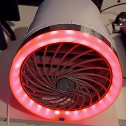 Fan with water
