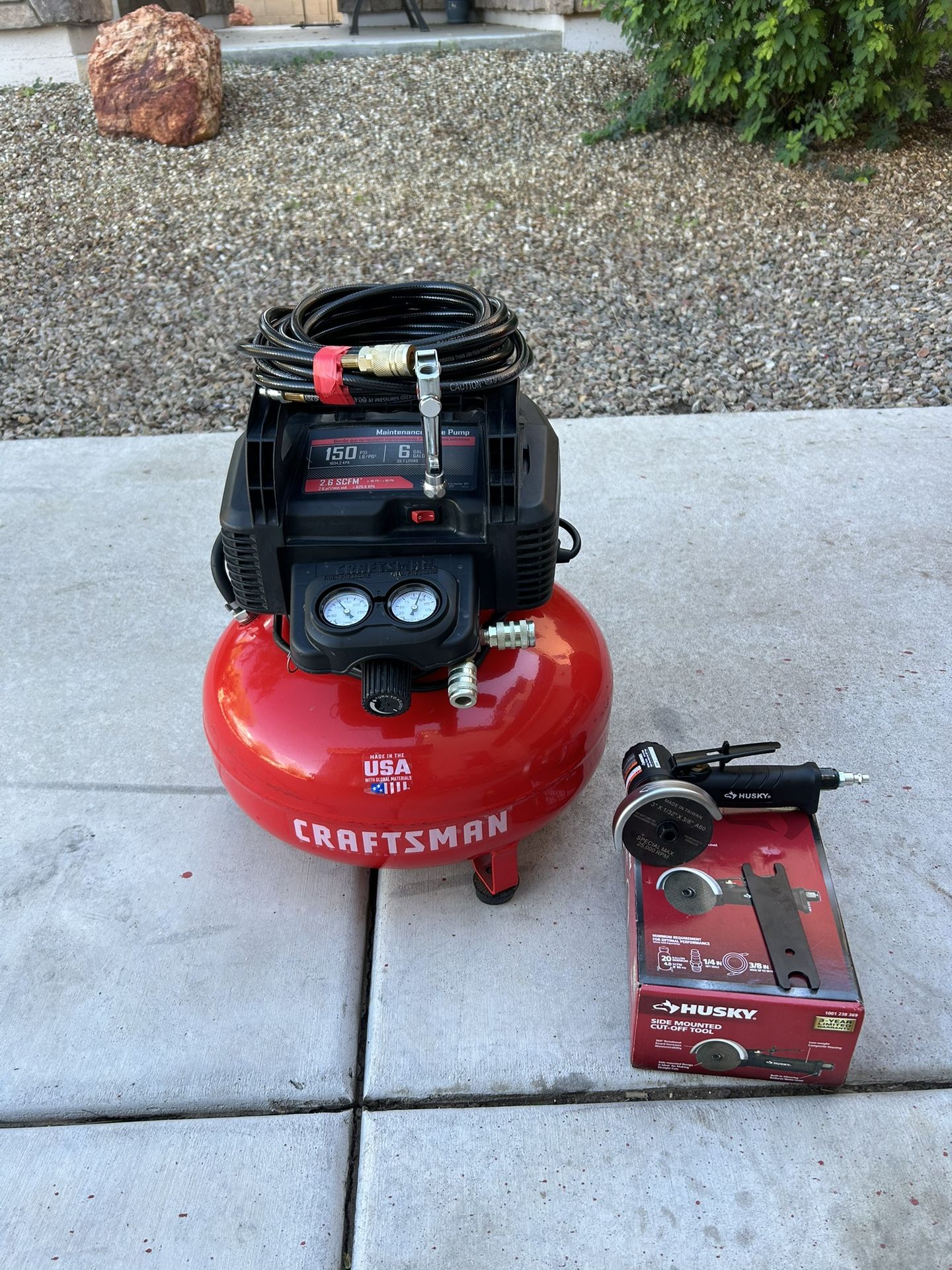 Craftsman 6 Gallon Air Compressor Combo