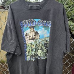 Vintage 1997 Original Wild ones Motorcycles Club Shirt Sz2xl
