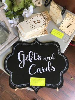 Wedding table numbers 1-20