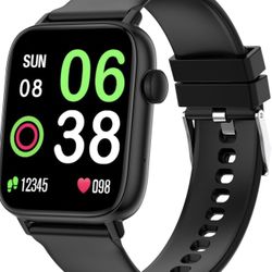 Smart Fitness Tracker Watch with Heart Rate Monitor, Activity Tracker with Pedometer, Sleep Monitor, Calories & Step Counter, Waterproof Smart Watch f