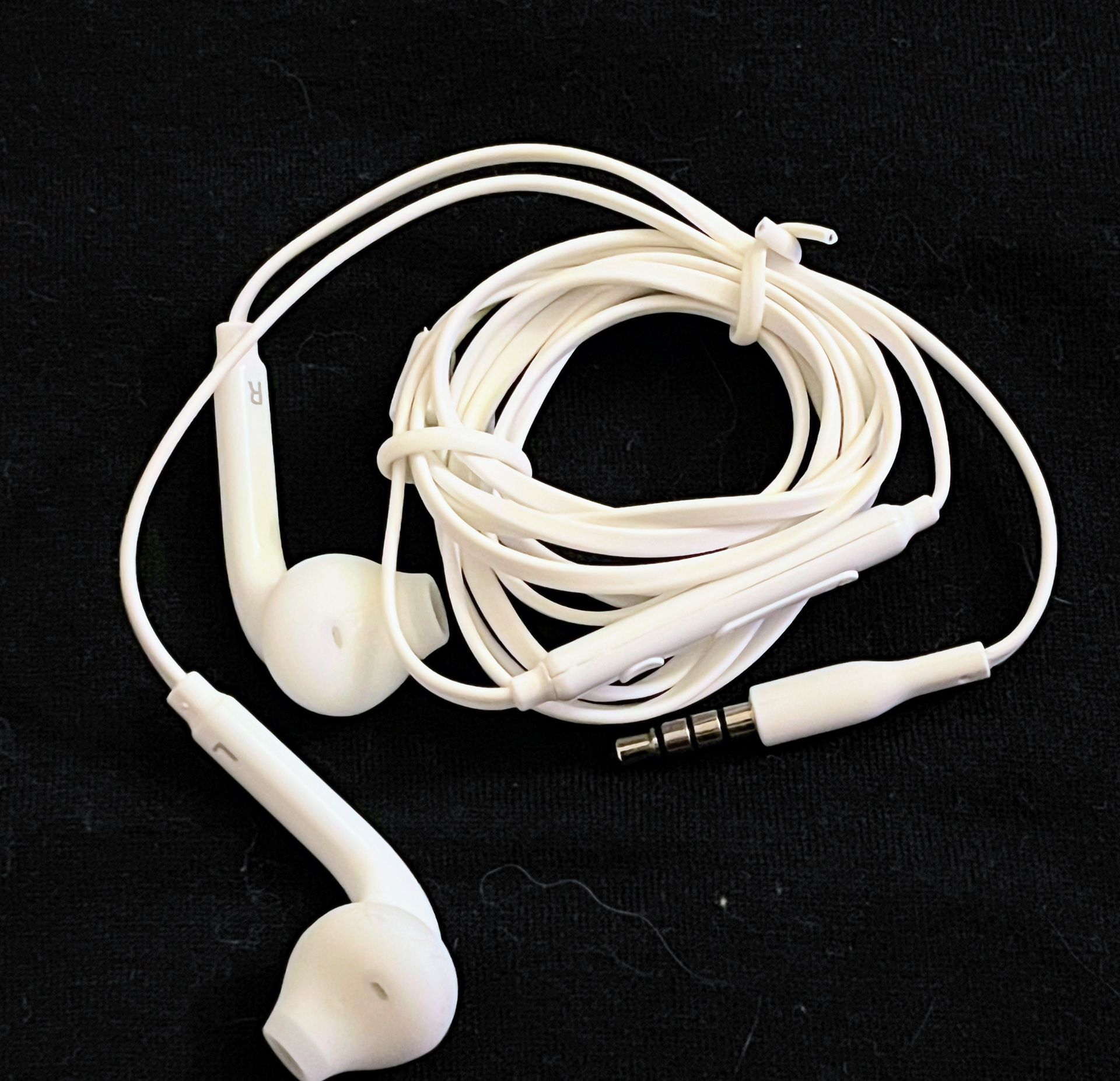 Samsung GH59-14383H Hands-Free 3.5mm Headphones with Mic, White