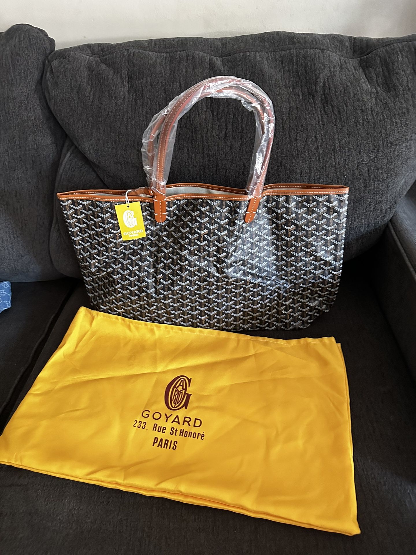 Black and Brown Tote